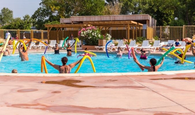 aquagym au camping val de durance