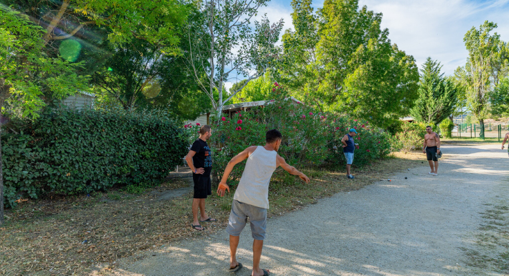 pétanque au camping
